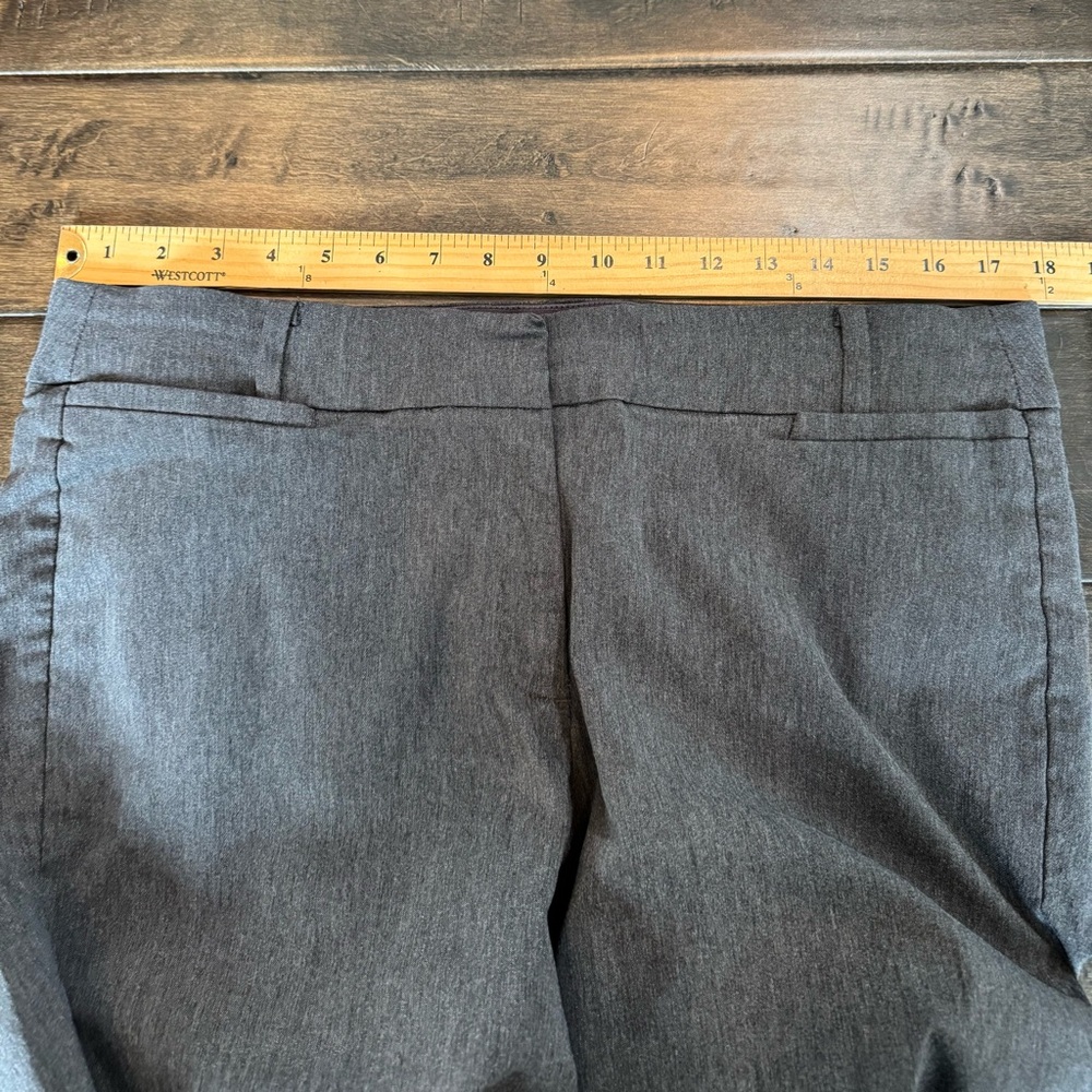 ❤️3/$30 Lane Bryant The Allie Gray Straight Leg Dress Pants Plus Size 16 - Picture 7 of 11